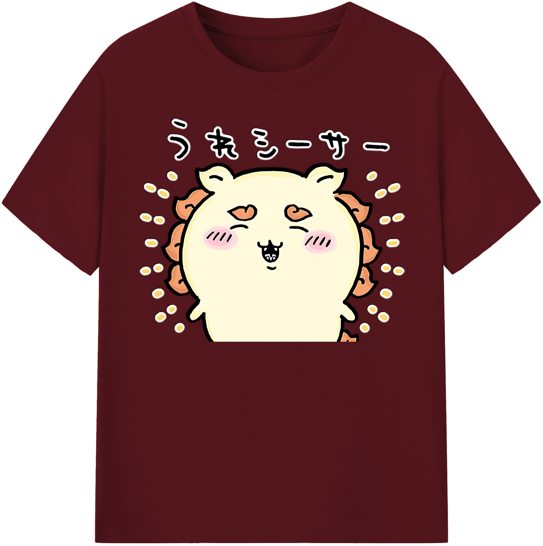 （画像用） ちいかわ シーサー Chii-kawa Shisa 綿100％半袖Tシャツ（フロントプリント）